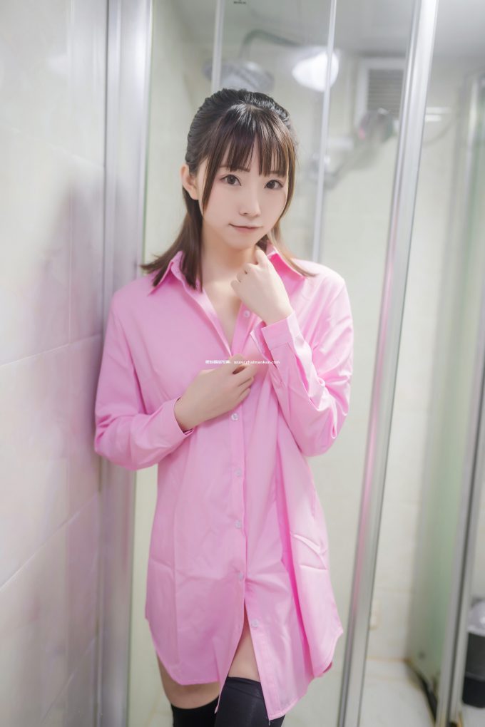 绮太郎_Kitaro – NO.35 粉色衬衫 [38P-120MB] 网红/Cosplay-第1张